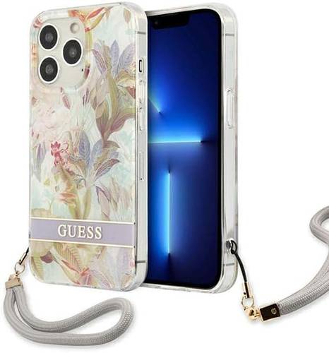 GUESS HARD CASE FOR IPHONE 13 PRO (6.1') WITH STRAP COVER CASE