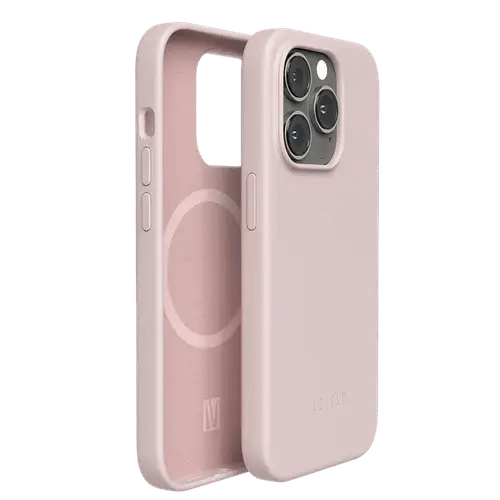 LEVELO IRIS MAGSAFE LIQUID SILICONE CASE- FOR IPHONE 14 PRO- PINK COVER CASE