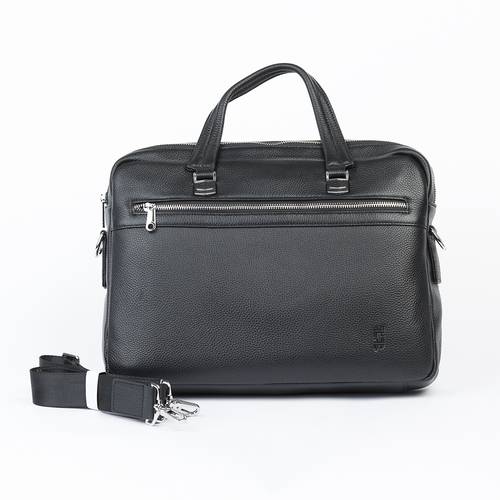 Leather shoulder bag - Black