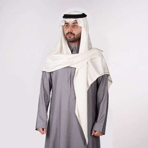 غترة ريموند كشميري سادة