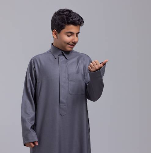 ثوب الدفه شتوي كلاسيك سحاب شبابي
