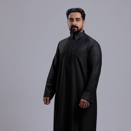 ثوب الدفه شتوي كلاسيك سحاب رجالي