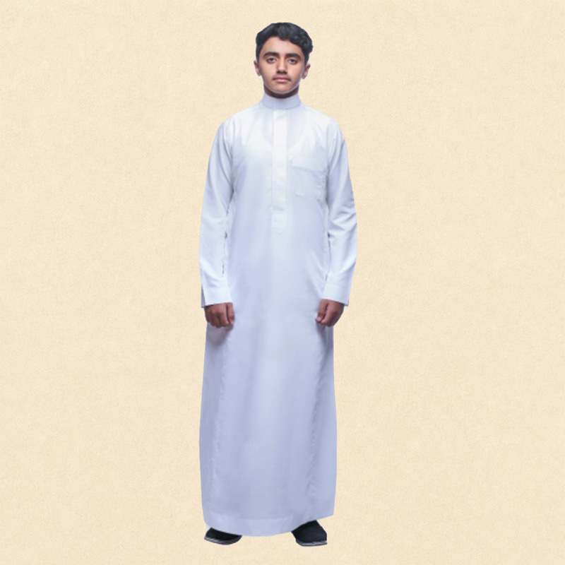 ثوب الدفه كلاسيك قطن - شبابي