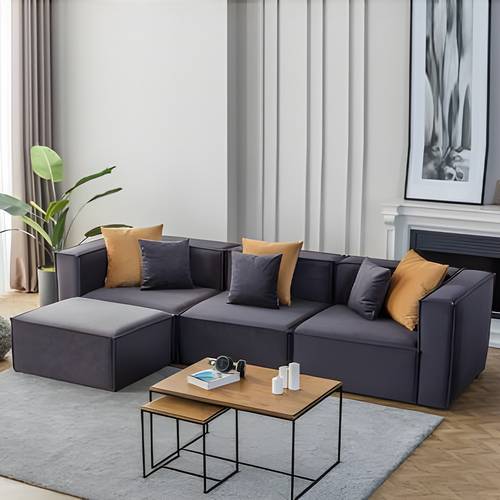  كنب زاوية مادي 70x280x90سم