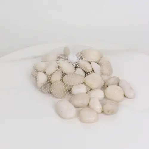 حجر نهري أبيض 