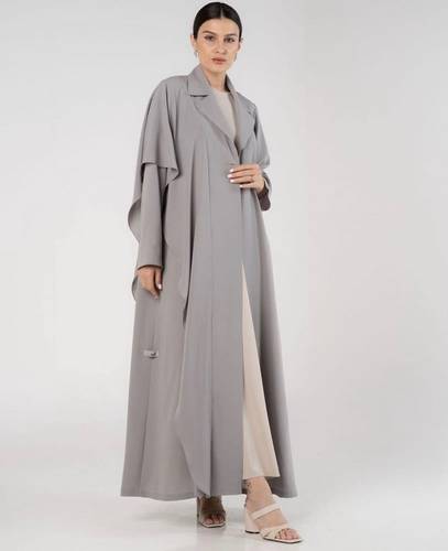 Light gray abaya