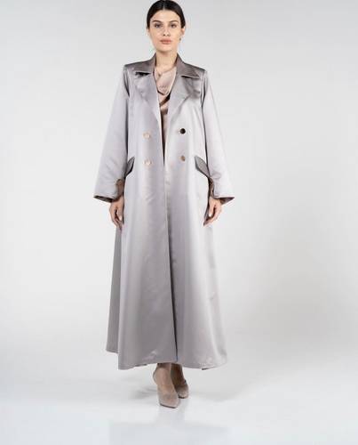Silver Blazer With Silk Lining