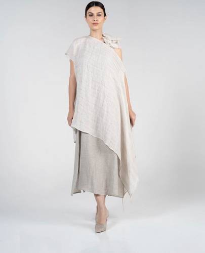 Three Peice Beige Qaftan