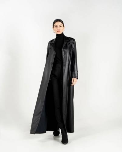 Black Leather Blazer
