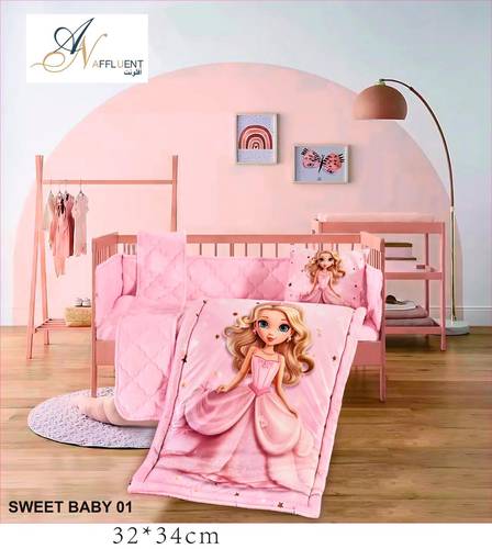 مفرش نفر اطفال 5قطع شتوي SWEET BABY