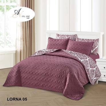 مفرش نفرين مضغوط 6قطع صيفي lorna-5