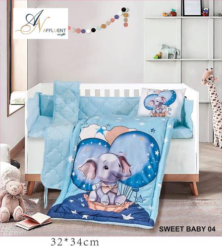 مفرش نفر  اطفال 5قطع شتوي SWEET BABY