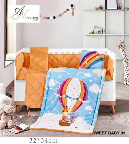 مفرش نفر اطفال 5قطع شتوي SWEET BABY