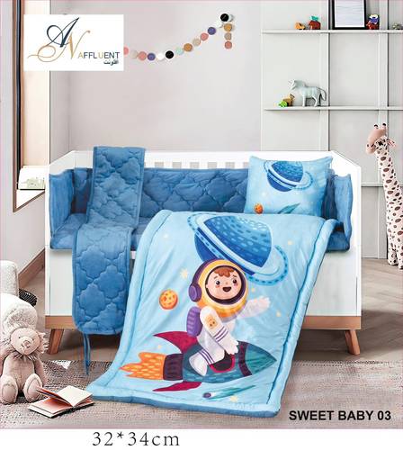مفرش نفر اطفال 5قطع شتوي SWEET BABY