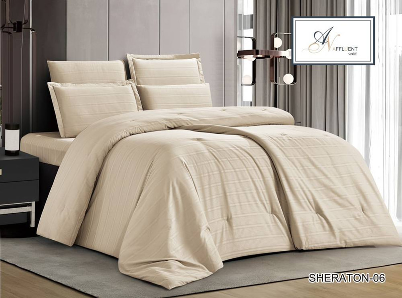مفرش نفرين 6قطع صيفي SHERATON-6