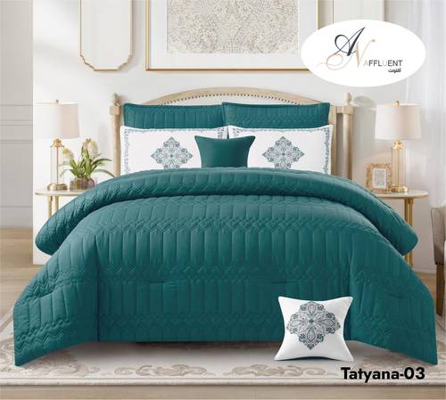 لحاف نفرين 6 قطع مضغوط tatyana