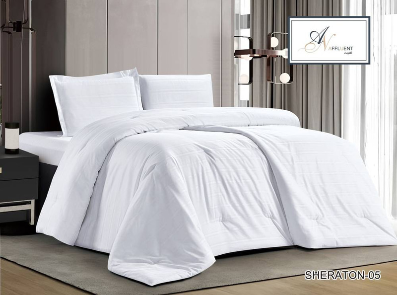 مفرش نفر ونص 4قطع صيفي  SHERATON-5