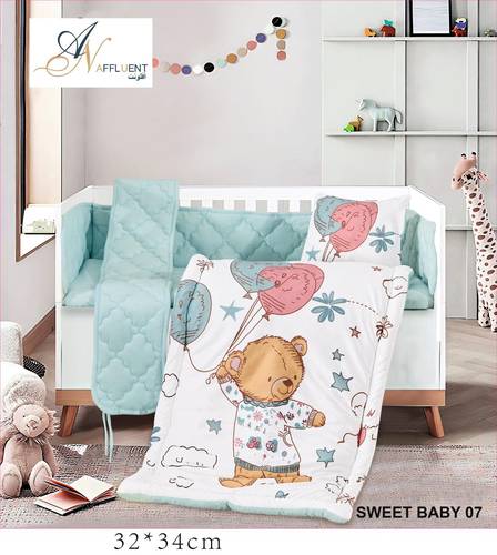 مفرش نفر اطفال 5قطع شتوي SWEET BABY