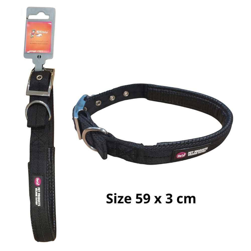 طوق هيلي للكلاب، مقاس 59 × 3 سم اسود