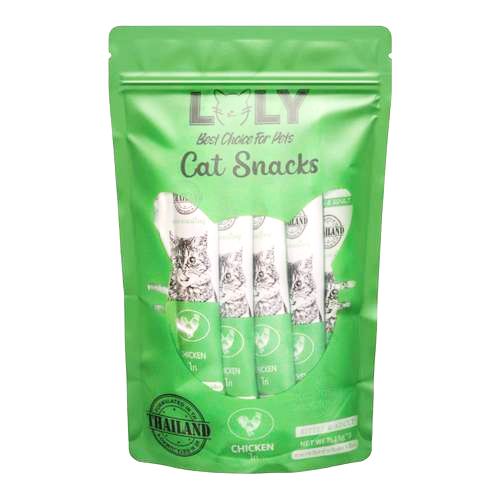 Lolly Chicken Cat Treats 5 x 15g Sachets
