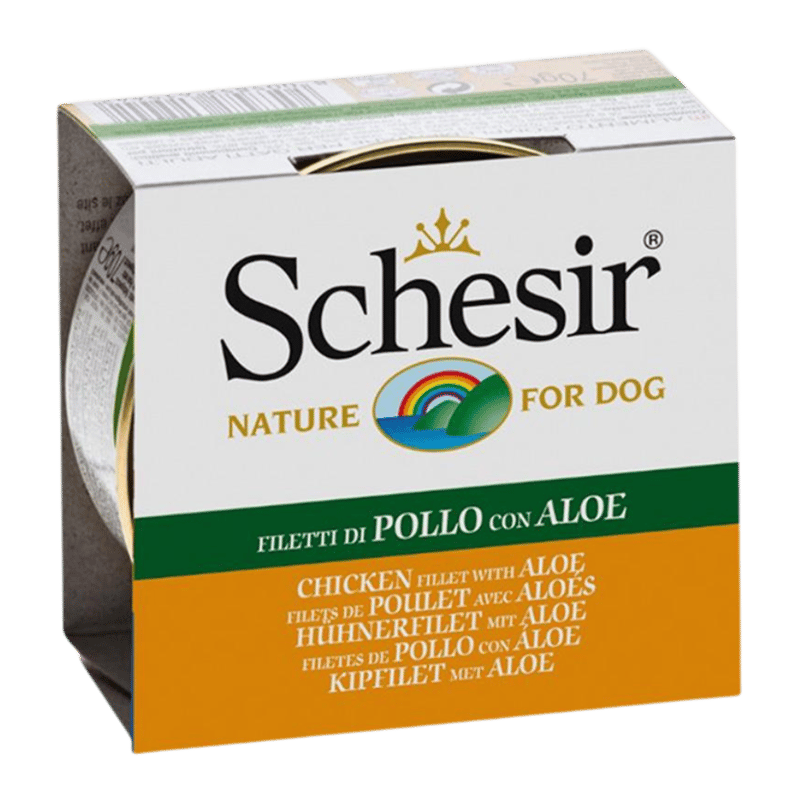 Chicken Shearling Cans with Aloe Vera in Jelly for Dogs 150g