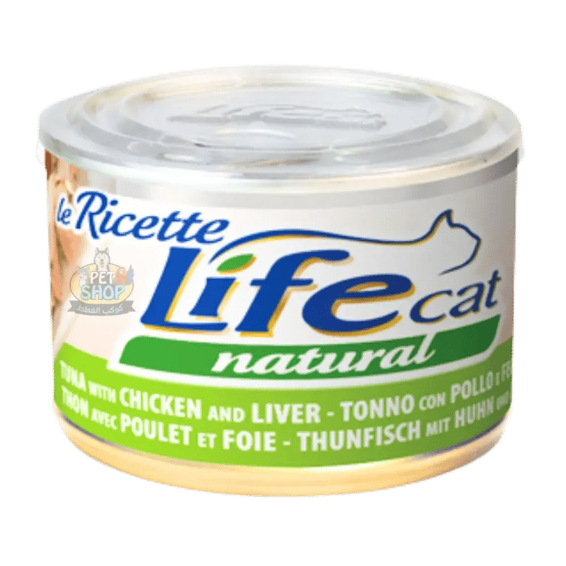 Live Cat Tuna with Chicken & Liver Canned Cat Food 150g