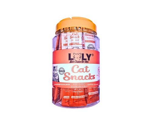 Lolly Shrimp and Salmon Cat Treats 30 x 15g Sachets