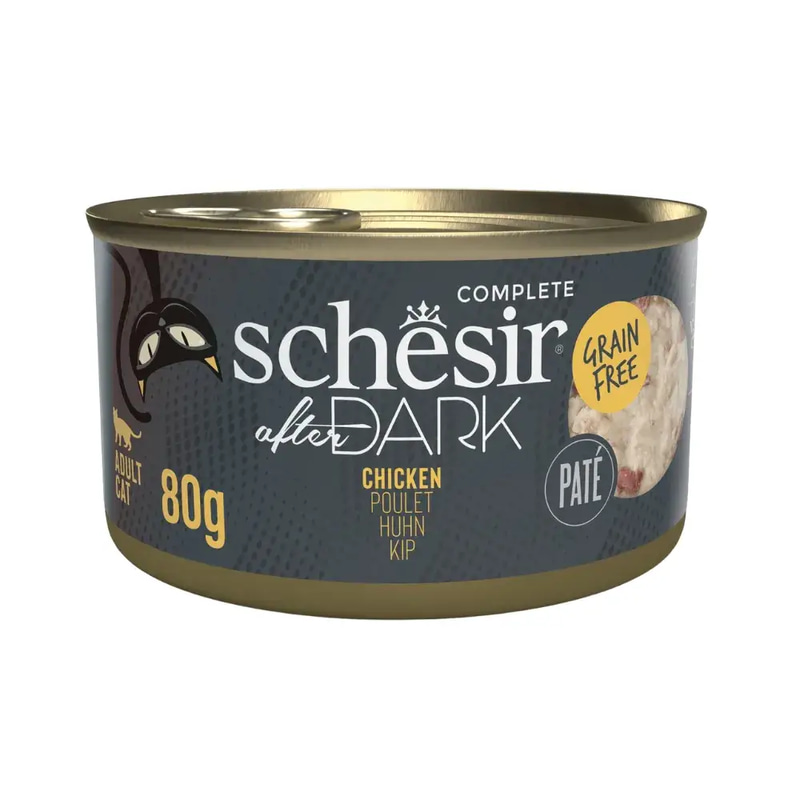 Cheezer After Dark Chicken Pâté Cans for Adult Cats 80g