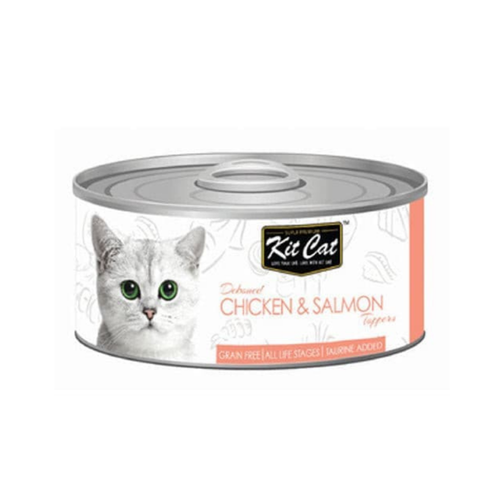 معلبات كت كات بالدجاج و السلمون 80g
