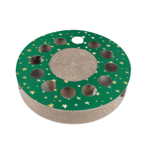 Interactive 2-in-1 Cat Scratch Board Toy, Multiple Colors