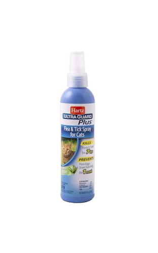 بخاخ هارتز ألترا جارد بلس للبراغيث والقراد للقطط 237ml