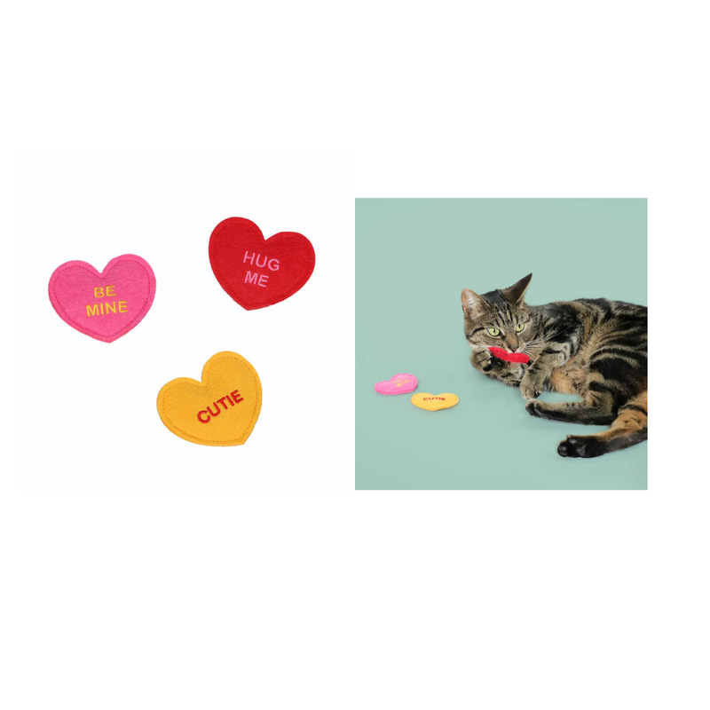 Heartfelt Koko Cat Toy (7 x 6 x 1.2 cm) – Assorted Colors