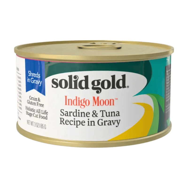 Solid Gold Indigo Moon Sardine with Tuna in Gravy 85 g