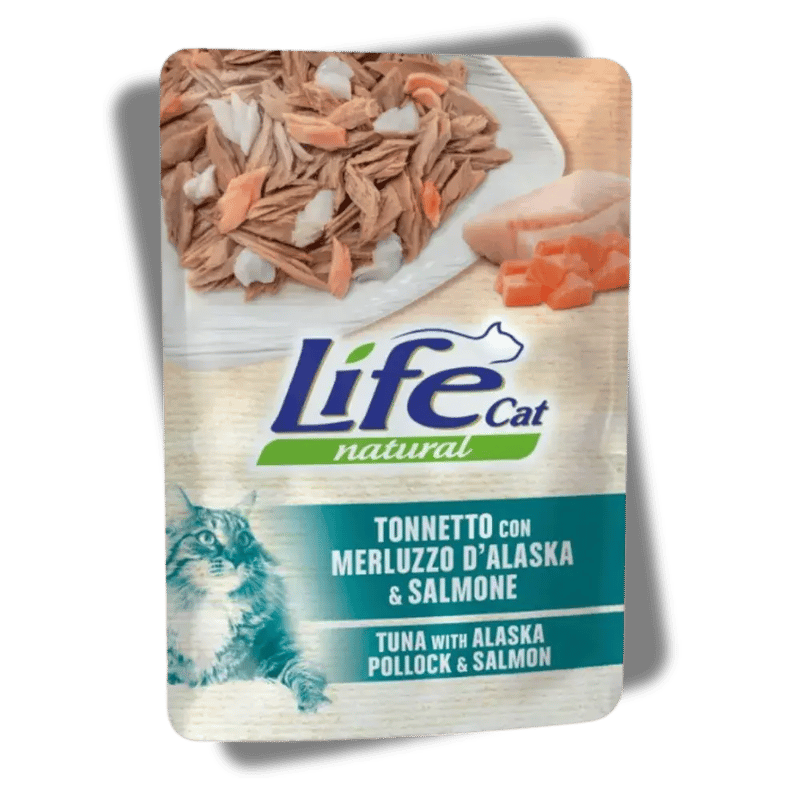Life Cat Tuna with Alaska Pollock and Salmon for Adult Cats 70g