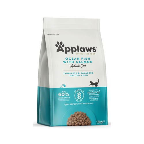 Applawz dry food fish with salmon for neutered cats