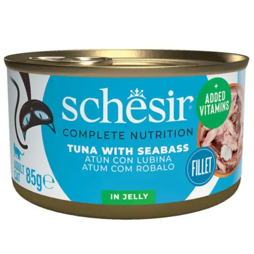 Sheba Tuna & Sea Bass Canned Food for Adult Cats – 85g