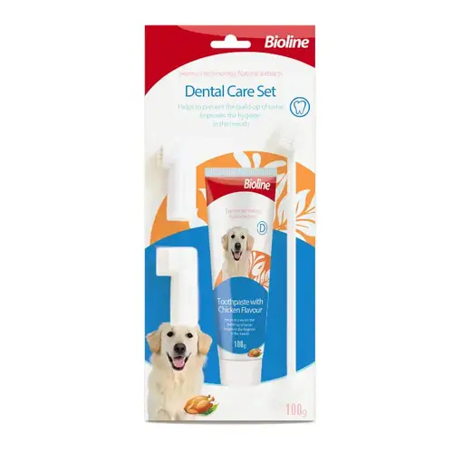 Biolin Chicken Flavored Dental Care Kit for Dogs 100g