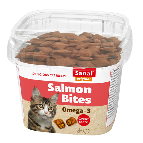 مكافآت سنال اقراص صحية بالسالمون للقطط 75g