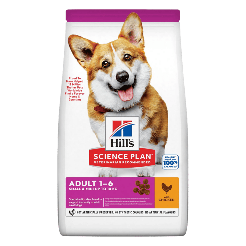 Hills Dry Food for Adult Small and Very Small Breed Dogs with Chicken 3kg