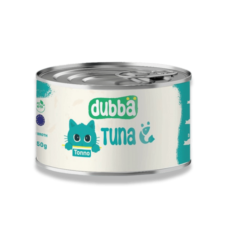 معلبات دوبا التونة بالمرق للقطط 150g