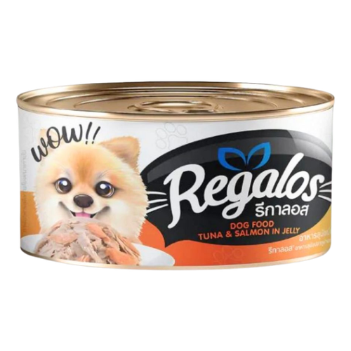 Regalos Tuna and Salmon Canned Food in Jelly for Dogs 150g