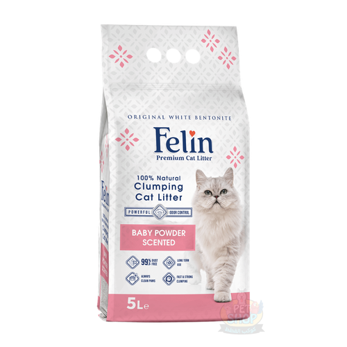 Felin Baby Powder Scented Cat Litter 5L