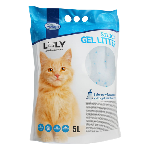 Lolly Crystal Baby Powder Scented Cat Litter 5L