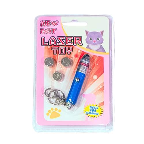Interactive laser toy for cats (blue)