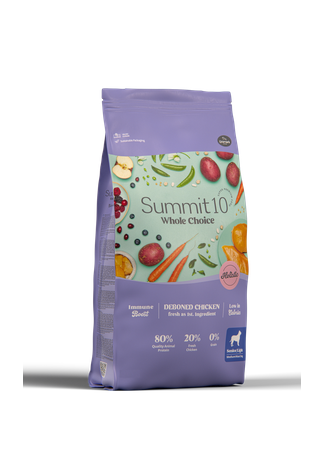 سوميت 10 اكل جاف صحي خالي من الحبوب بالدجاج للكلاب كبار السن 2kg