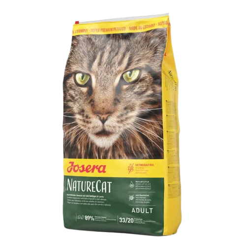 Josera Nature Cat Dry Food with Salmon and Poultry, Grain-Free, for Adult Cats, 2kg