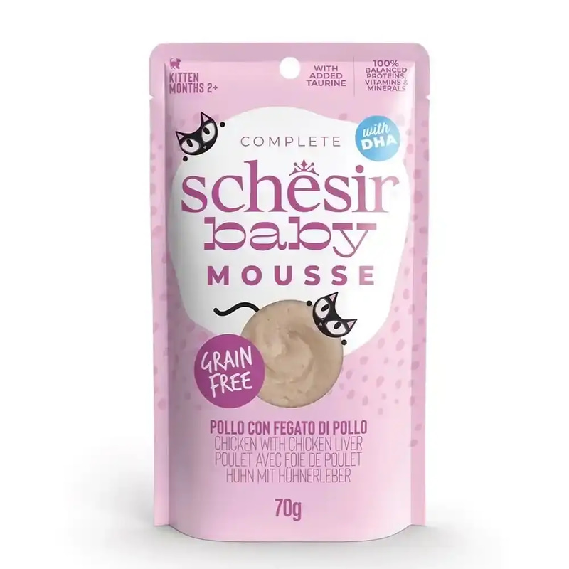 Chicken Baby Mousse with Chicken Liver for Kittens 70g