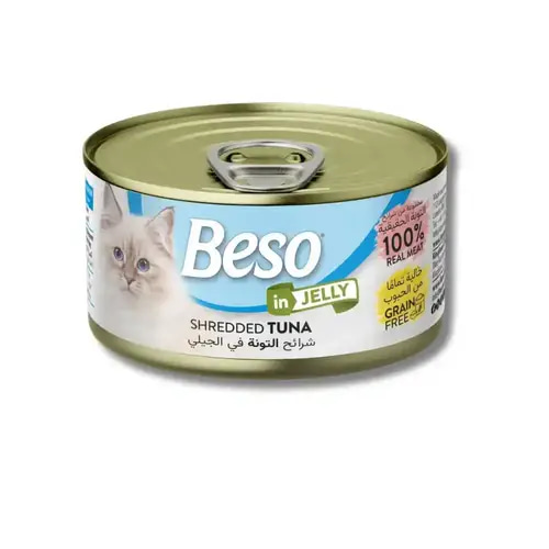 Beso Canned Tuna Fillets in Jelly for Adult Cats 85g