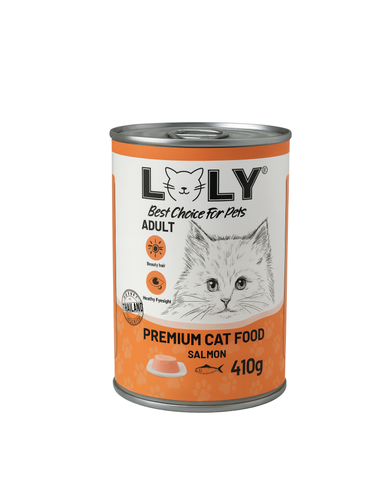 Lolly Salmon Cans for Adult Cats 410g