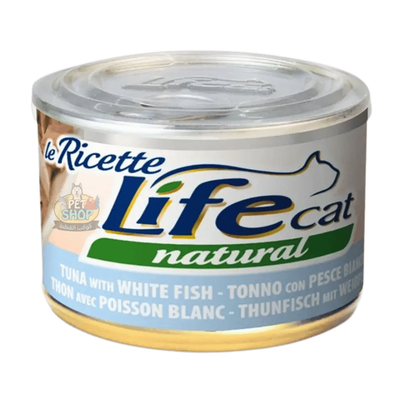 Live Cat Tuna & Whitefish Canned Cat Food 150g